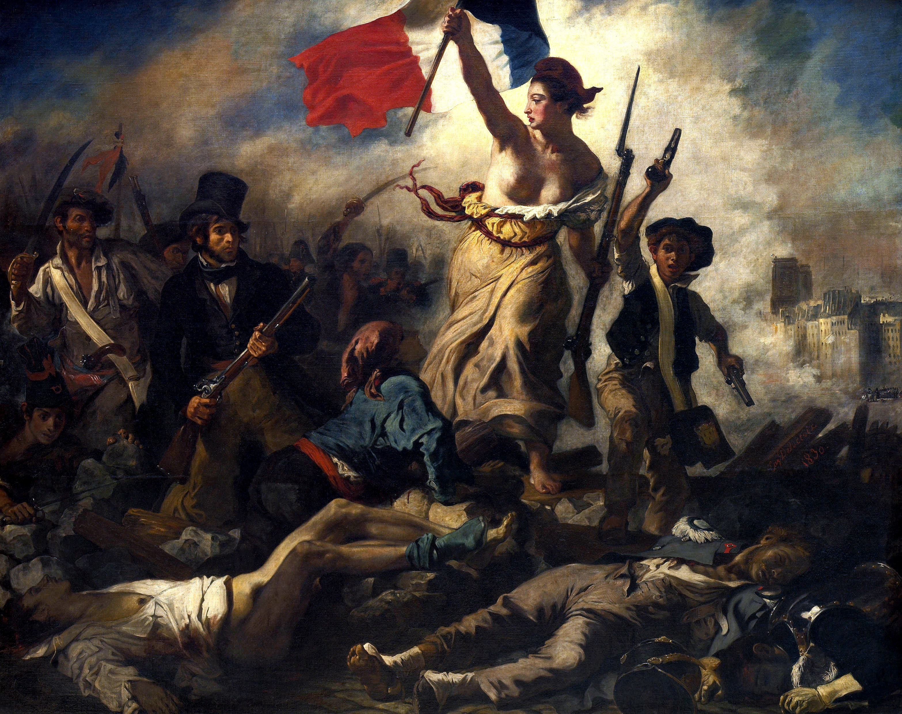 DELACROIX ET LA BANNIÈRE