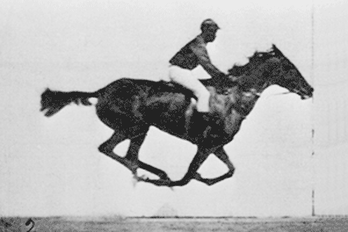 “Séquence animée d’un cheval au galop.” par Muybridge (1887)