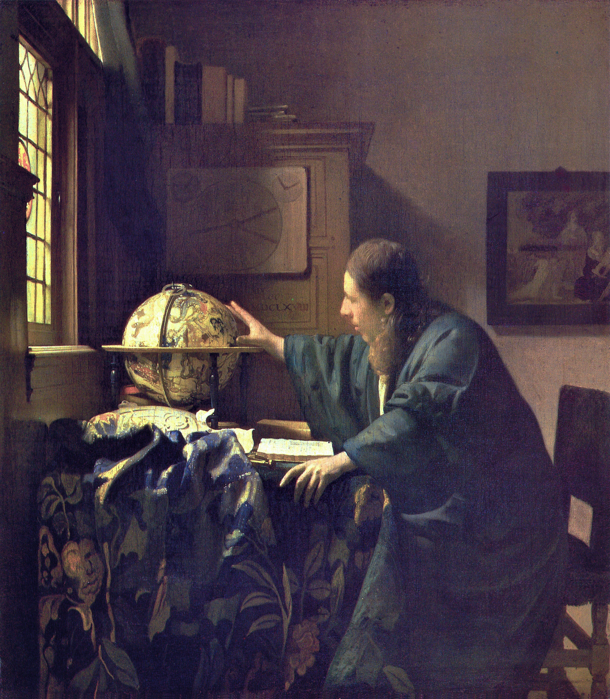 VERMEER “L’Astronome ou plutôt L’Astrologue” (1668)