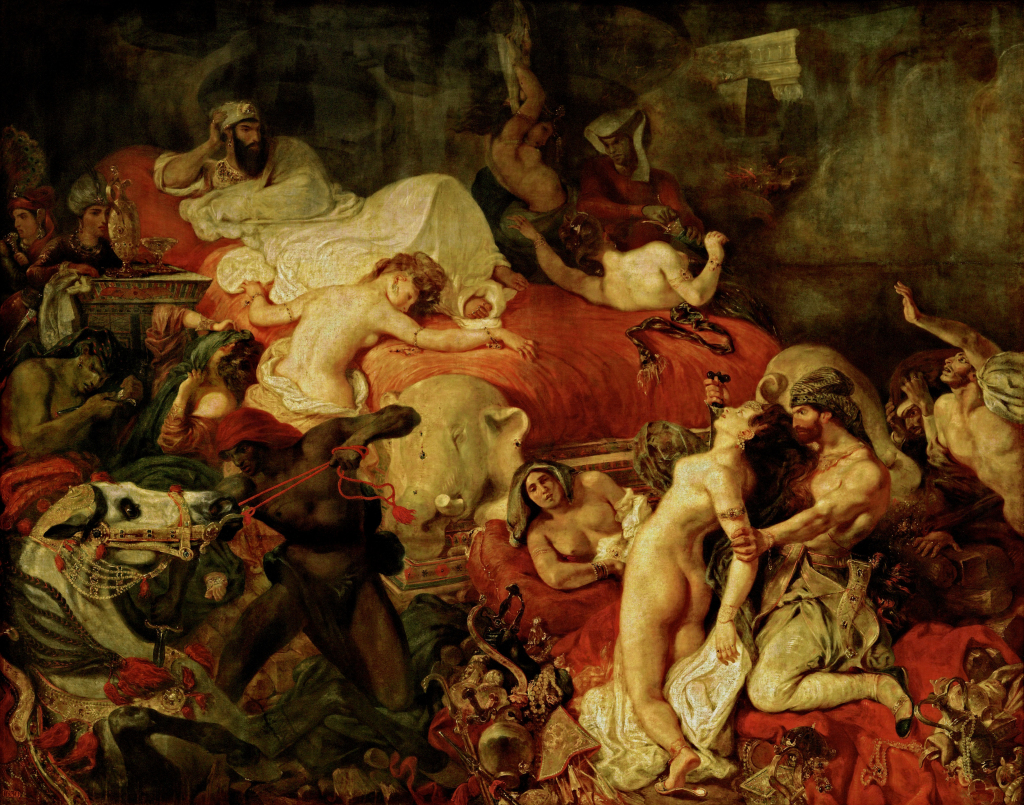 Eugène Delacroix – La Mort de Sardanapale (1827) – Musée du Louvre