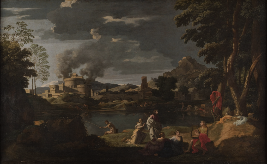 Paysage avec Orphée et Eurydice (v. 1650-1653) Nicolas Poussin